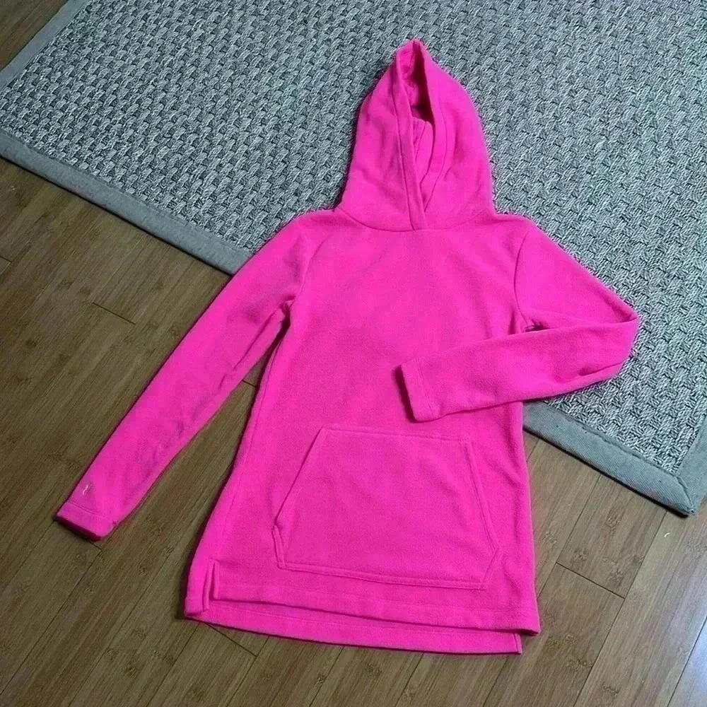 Dudley Stephens highland high low in pink vello fleece. Great condition size S - Picture 3 of 8